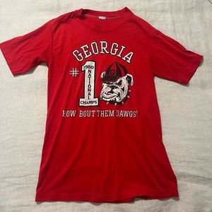 Authentic 1980 Georgia Shirt